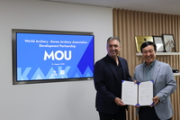양궁협회, 세계양궁연맹과 MOU 체결…지도자 파견-장비 지원-유소년 교육 기회 제공
