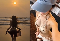 “석양 없어도 빛나네” 박성광 아내 이솔이, 휴양지 수놓은 수영복 실루엣
