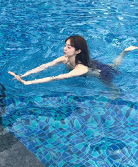“물개인 줄 알았네” 박세완, 수영장 홀린 반전 청순 비주얼