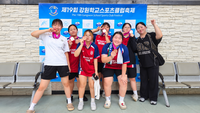 ‘전교생 23명 작은 학교의 저력’ 인제 서화중, 강원학교스포츠클럽축제 배드민턴 ‘3위’ 수상