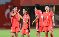 ‘김민지 해트트릭’ 신상우호, PK 2개 실축에도 콜린 벨 지휘한 미얀마 5-0으로 꺾고 ‘첫 승’ 신고[나고야 AG]