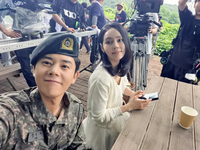 “누나 왔다감”…김동준·한가인, 도플갱어 남매의 데칼코마니 투샷