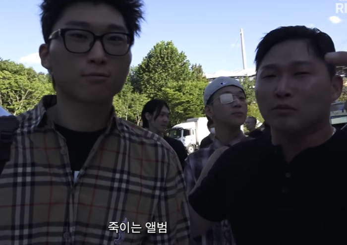 방송에서 "죽이는 앨범 준비한다"던 모습
