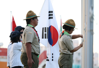 “정말 죄송합니다” 애국가 아닌 ‘북한’ 국가 흘러 나왔다…다시 송출됐지만 男 하키 경기서 이런 ‘촌극’이[SS나고야in]