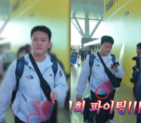 담배 포착된 대표팀 포수 김건희…팬들 “운동선수가 담배?” vs “금메달만 따와라”