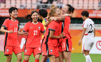 이번에도 넘지 못한 북한…‘윤수정 동점골’ 신상우호, 1-1 무승부로 조 2위 ‘8강행’[SS시즈오카in]