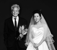 “25년 만에 결혼?” 박정수♥정을영, 웨딩화보 공개