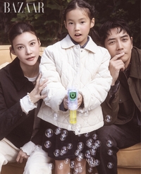 주상욱♥차예련, 딸 첫 공개…가족 화보서 포착