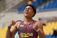 한국 육상 ‘기대주’ 조엘진·비웨사, 100ｍ 예선 통과…나란히 10초23 기록 [SS나고야in]