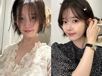 보름달보다 반가운 선물, 아이유의 털털한 “단발인의 삶”