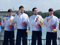 韓 카누 ‘미쳤다’ 이틀 연속 ‘金金’…조광희-김효빈 2인승도 ‘금메달’, 한국 선수단 첫 ‘2관왕’ 탄생[SS나고야in]