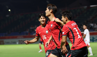 ‘기다린 보람 있다’ 이영준 머리·왼발로 ‘멀티골’…이민성호, ‘김상식 없는’ 베트남 4-0으로 꺾고 ‘4강행’[SS나고야in]