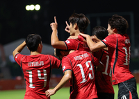 ‘오프사이드 실점 취소’ 이민성호, ‘이영준 헤더 선제골’ 베트남에 1-0 리드로 전반 마무리[SS나고야in]