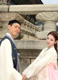 이관희♥유시은, ‘럽스타’ 폭발…신혼부부 같은 한복 투샷