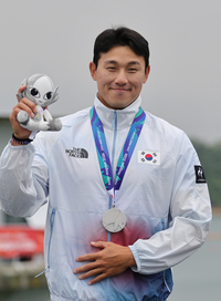 韓카누 ‘또또또또’ 메달! 장상원 카약 1인승·최민규-선민주 혼성 500ｍ ‘은빛 물살’ 갈랐다 [나고야AG]