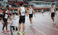사상 첫 ‘金’ 질주 멈췄다, 믹스트존에서 “결선 기대해주세요” 말한 男 400m 계주팀…뒤늦게 발표된 ‘실격’ 처리[SS나고야in]