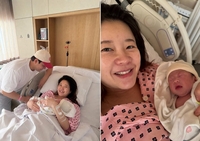 “쌍둥이 착각” 김승혜♥김혜준, 공주님 태어났다...자연분만 성공