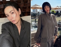 “입술 필러 사과” 나나, 첫 시선은 ‘숏단발’…사진마다 다른 얼굴