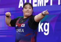 ‘역도 간판’ 박혜정, 값진 은메달로 2회 연속 메달 획득…인상 133㎏ 본인 최고 기록 경신 [SS나고야in]