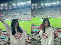 ‘14살 연상 배성재♥’ 김다영, 펑퍼짐한 옷+통통해진 얼굴로 임신설