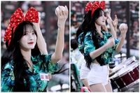 ‘아웃송의 진화’ 야구공 들고..SSG 정설아 치어리더! [SS리플레이]