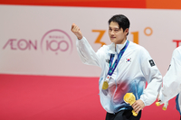 2회 연속 ‘2관왕’ 펜싱 오상욱, 한국 선수단 MVP 선정[SS나고야in]