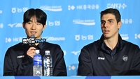 [포토] 각오 밝히는 삼성화재 김우진