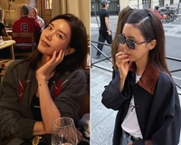 “48세 쌩얼이 이 정도?” 채정안, 2대8 가르마에 파리 거리 압도…직접 밝힌 초동안 비결