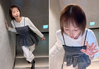 ‘볼살 완전 실종’ 신지, 42kg 유지 속 전한 장난기 가득 근황