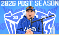 [포토] 박진만 감독 ‘KIA는 충분히 쉬어서...’