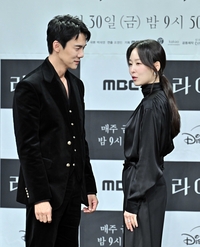 [포토]심리 스릴러 ‘라이어’로 만난 유연석과 서현진