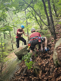 낙석 사고 막는다…대한산악구조협회, 전국 5개 산 위험요소 제거
