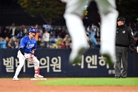 오지 말라고 할 땐 3루까지 ‘GO’→오라고 할 땐 2루서 ‘STOP’, 머쓱한 박승규 “커피 사겠다” [PO3]