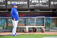 [포토]한국시리즈 진출 노리는 삼성 박진만 감독