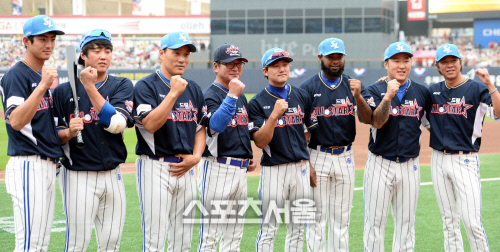 [SS포토]야구올스타 류중일, 삼성 올스타는 급이 달라
