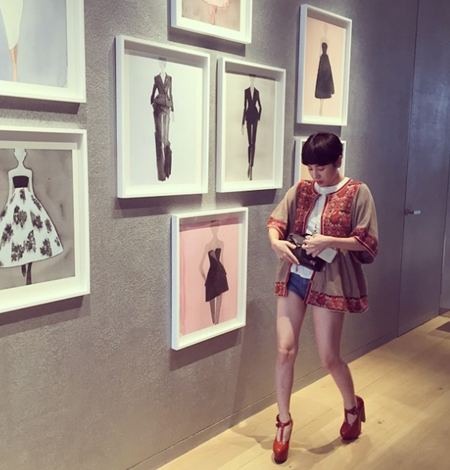 서인영, 실제로 보면 이런 모습? 절친 고소영의 '무보정 직찍' 눈길