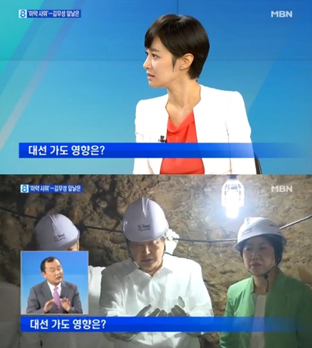 김무성 사위 사태에 김주하 앵커 "차기대권주자로 타격이 있을 것 같다"