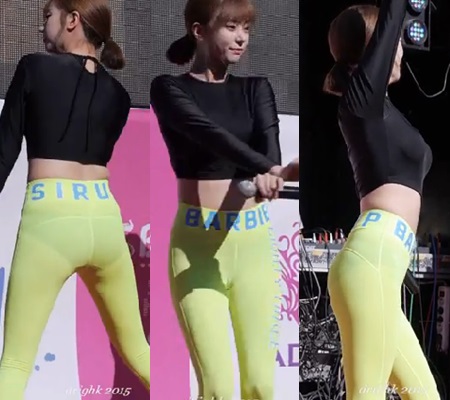 [SS영상] 형광 타이즈에 속옷이 그대로…댄스팀 식스밤 무대의상 '논란'