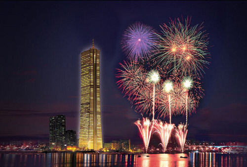 63빌딩_불꽃축제_1