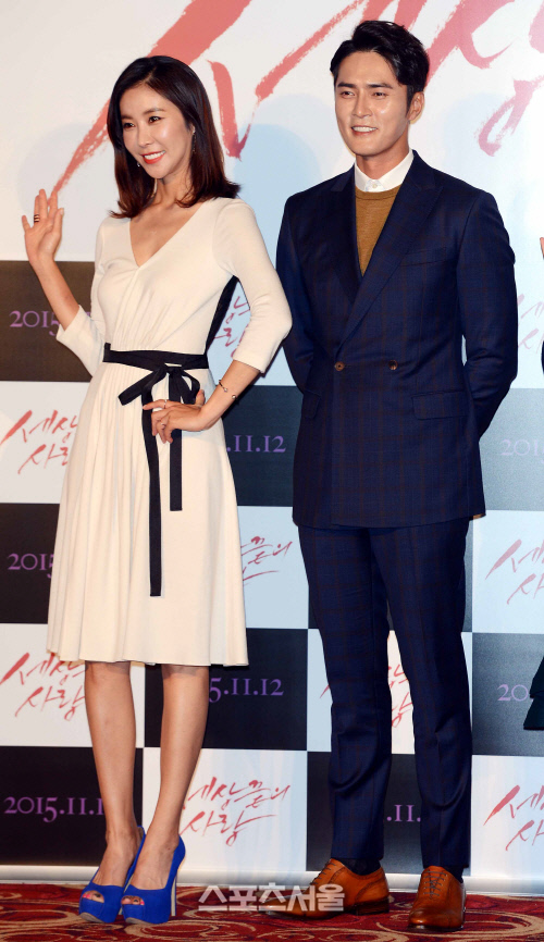 [SS포토]\'세상끝의 사랑\' 한은정-조동혁, \'부부사이같죠~\'