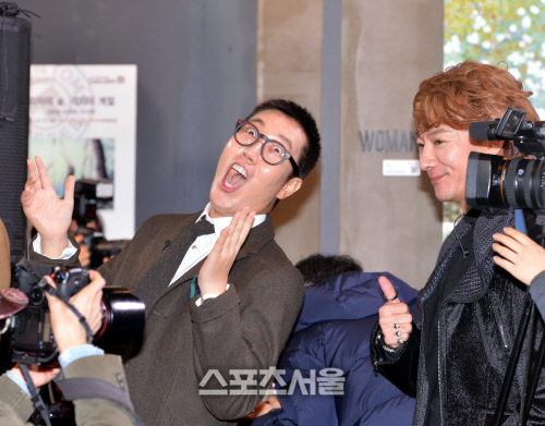 \'아는 형님\'제작발표 김영철, 입장부터 심상치않은 표정![SS포토]