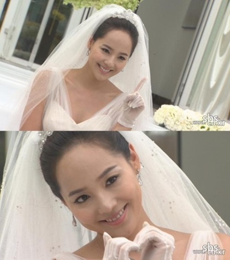 기태영, 홀딱 반한 유진의 웨딩드레스 자태는? '순백의 여신'