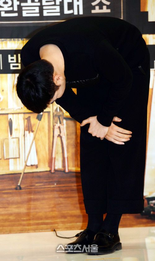 [SS포토]노홍철, 1년 1개월의 자숙 기간 후 음주 운전 물의 공식 사과