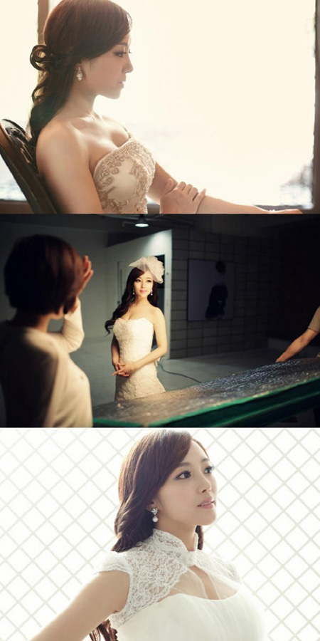 탁예은, 웨딩드레스 자태에 드러난 글래머 몸매 '이 정도였어?'
