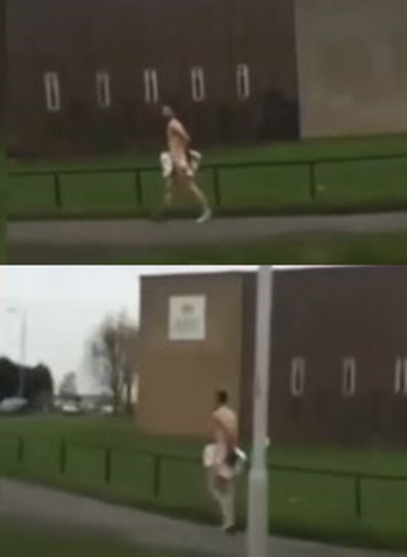 [SS영상] 만취男, 속옷까지 도둑질 당한 탓에 '나체로' 거리 활보