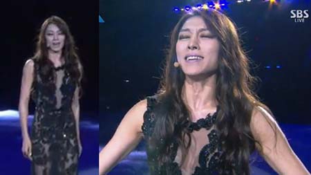 복면가왕 캣츠걸 차지연, 파격 전신 시스루 드레스 자태 '섹시 카리스마'