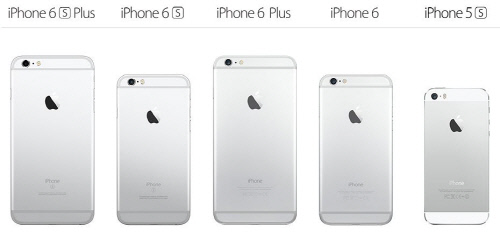 아이폰5 전면 실제 크기