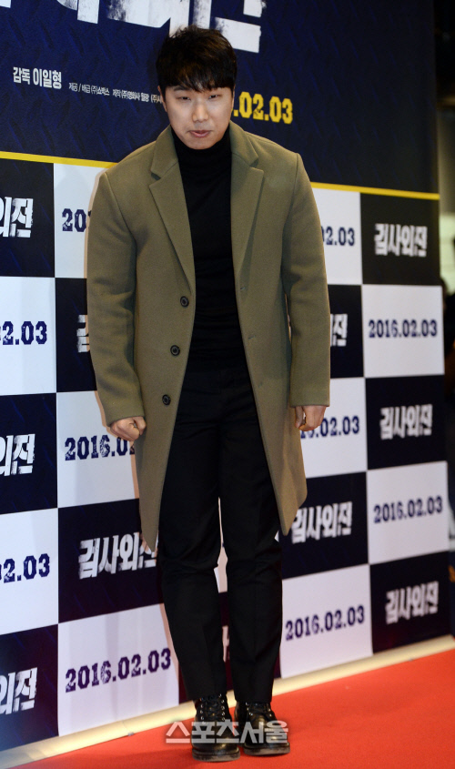 [SS포토]\'검사외전\' 시사회 참석한 SG워너비 김진호