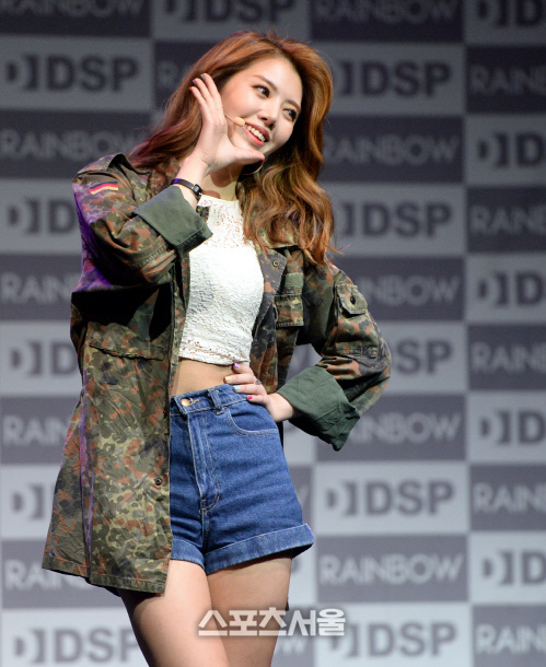 [SS포토] 레인보우 윤혜, 건강미 넘치는 포~즈!