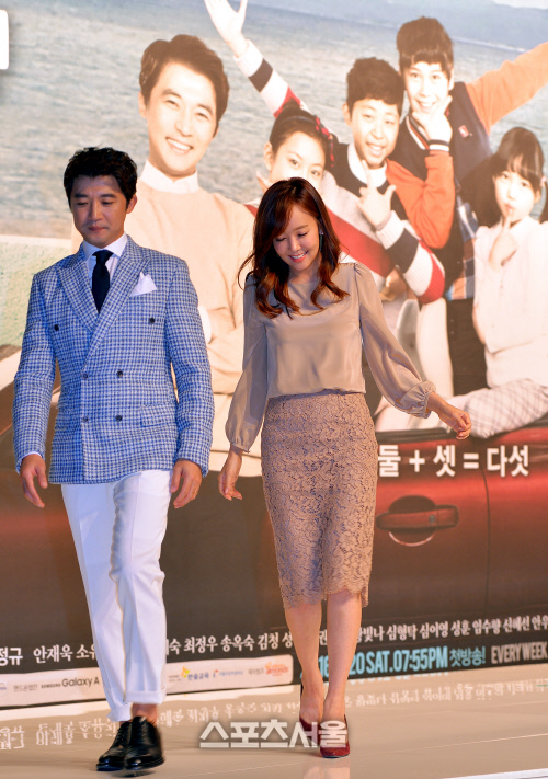 싱글맘 소유진, 싱글대디 안재욱 다정하게 퇴장 [SS포토]